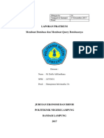 Laporan Membangun Desain Dan Membuat Query Database