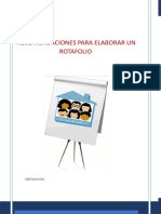 Recomendaciones para Elaborar Rotafolio