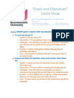 Talent Show Goals and Objectives FINAL - Docx.1
