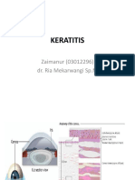 Keratitis: Zaimanur (03012296) Dr. Ria Mekarwangi SP.M