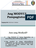 MODYUL Pampagtuturo