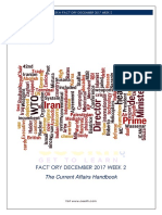 Ceekh 'Fact'ory December 2017 Week 2: Weekly Current Affairs