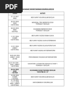 Contoh Rancangan Takwim Tahunan Kokurikulum 2018