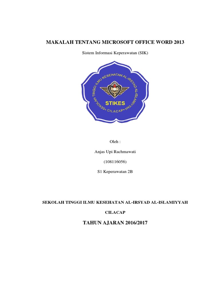 Makalah Tentang Microsoft Office Word 2013