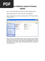 Hikvision Network Camera Firmware Update