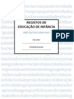 Registos de Educação de Infância 10-11 - versão blogue