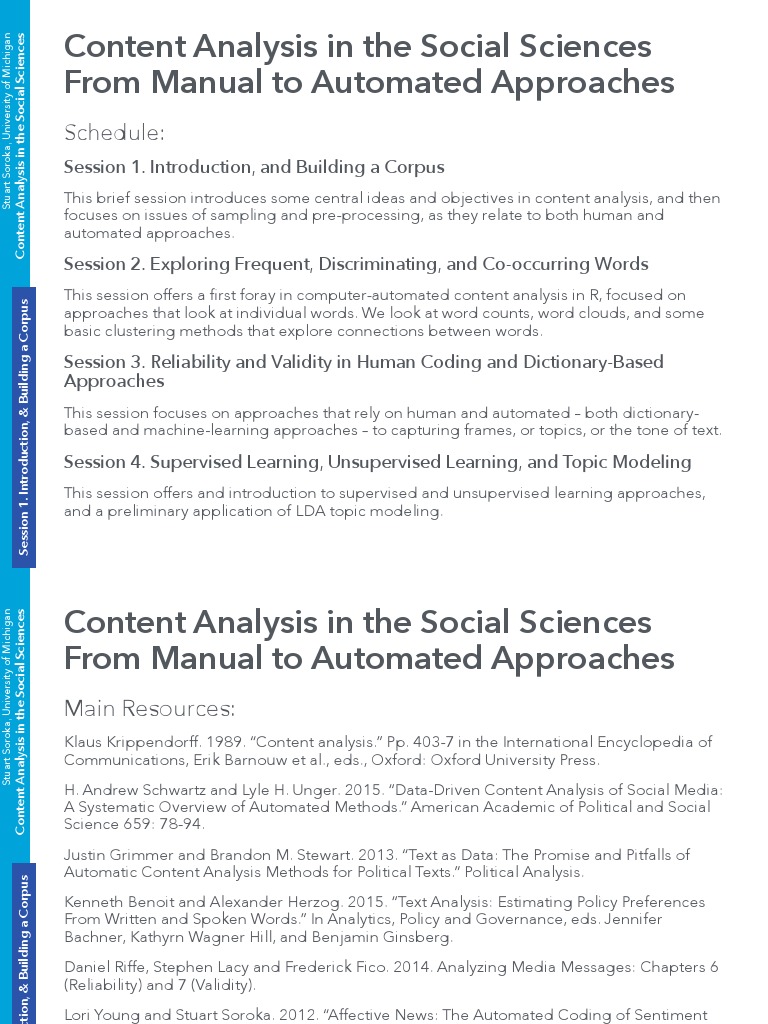 Automated Content Analysis Methods | PDF | Quantitative Research ...