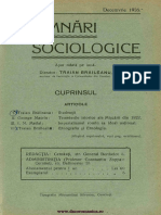 Insemnări Sociologice, Cernăuți. Anul I NR 9 Decembrie 1935