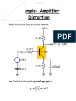 Example Amplifier Distortion