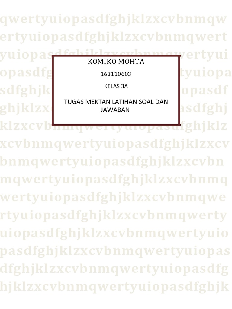 Contoh Soal Tegangan Efektif