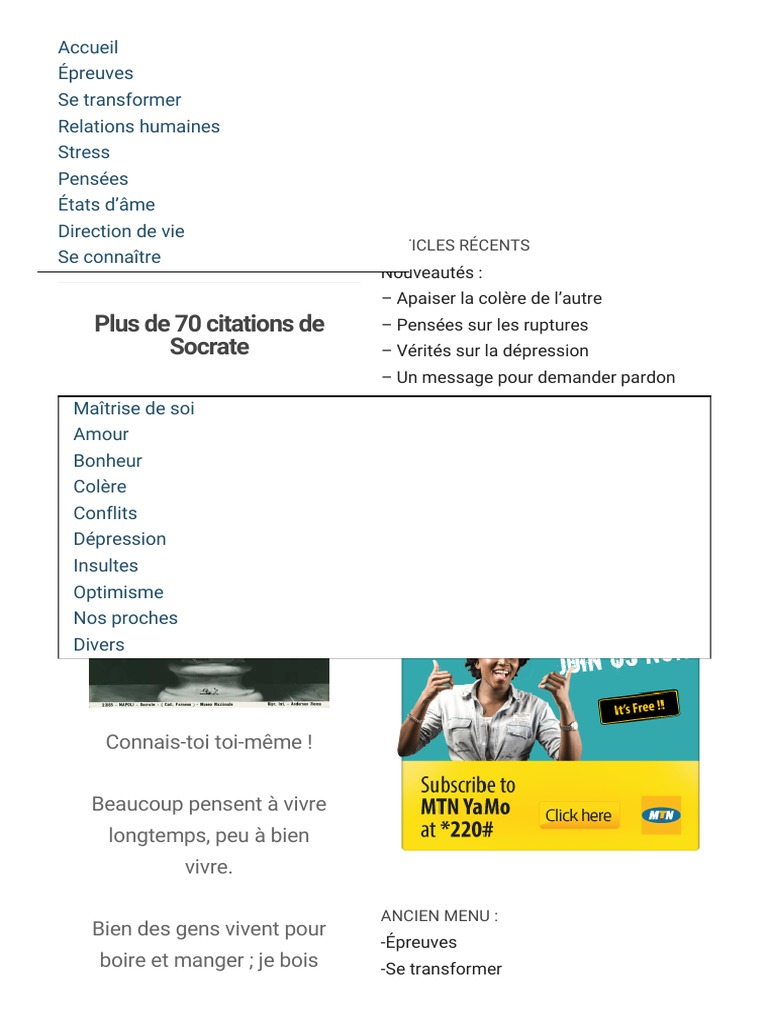 Image De Citation Citation Sur La Vie Socrate