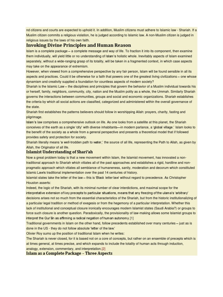 Understanding Shariah: Principles and Context | PDF | Sharia | Fatwa