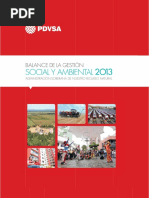 Balance de La Gestion Social y Ambiental Ano 2013