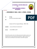 Flotacion de Cobre,,, Informe Concentracion 1