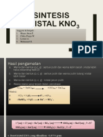 Hasil Pengamatan Kalium Nitrat (Kel.1)