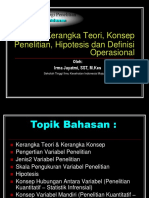 04 Kerangka, Definisi Dan Hipotesis Penelitian