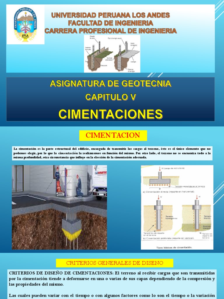 Cimentaciones Compensadas en Geotecnia | PDF | Fundación (Ingeniería ...