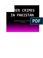 Cyber Crimes in Pakistan 