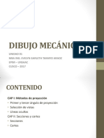 Dibujo Mecanico: Proyecciones Ortogonales, Cortes y Secciones