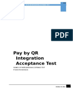 Pay by QR Integration Acceptance Test