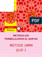 Metode Pembelajaran Al Qur'an Jilid 1
