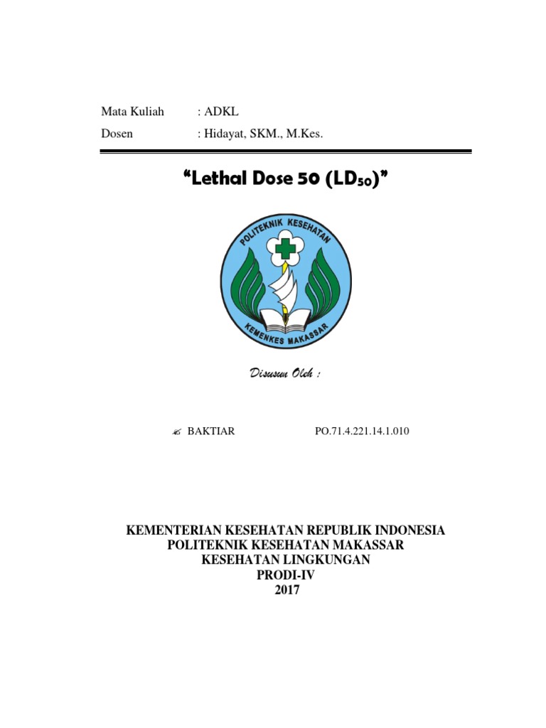 Lethal Dose 50 Lengkap Pdf