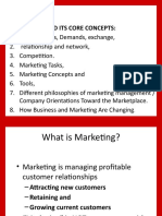 1 - Marketing and Its Core Concepts