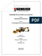 Informe de La Visita A La Excon