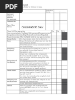 Fire Warden Monthly Checklist | PDF | Firefighting | Fires