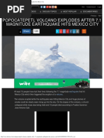 Popocatepetl Volcano EXPLODES After 7.1 Magnitude Earthquake Hits Mexico Cit.pdf