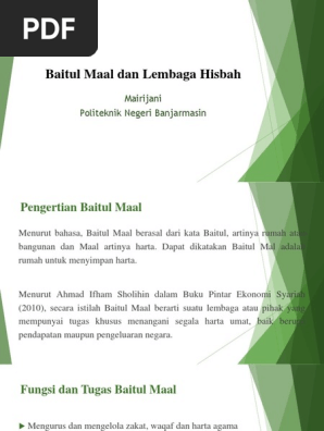 Baitul Mal Pdf