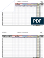 Control de Asistencia en Formato Excel