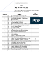 My Work Values CLC 15