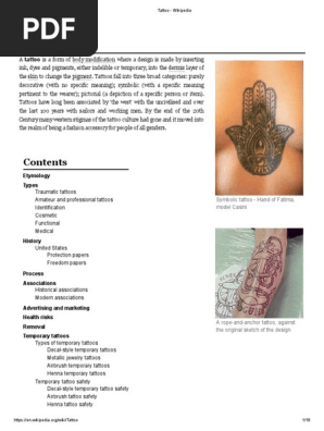 Tattoo Wikipedia Tattoo Body Art