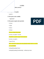 Reglas Para LATEX