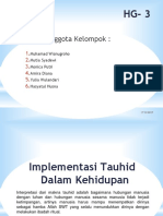 Implementasi Tauhid