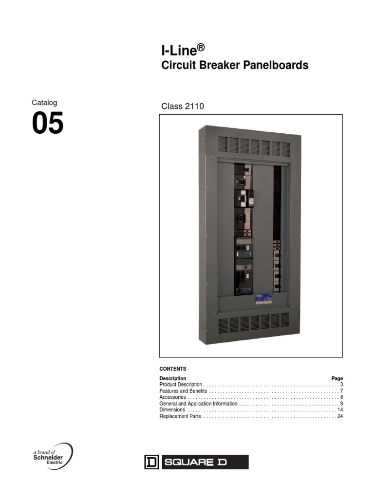Square D I Line Panel PDF Electrical Connector Insulator