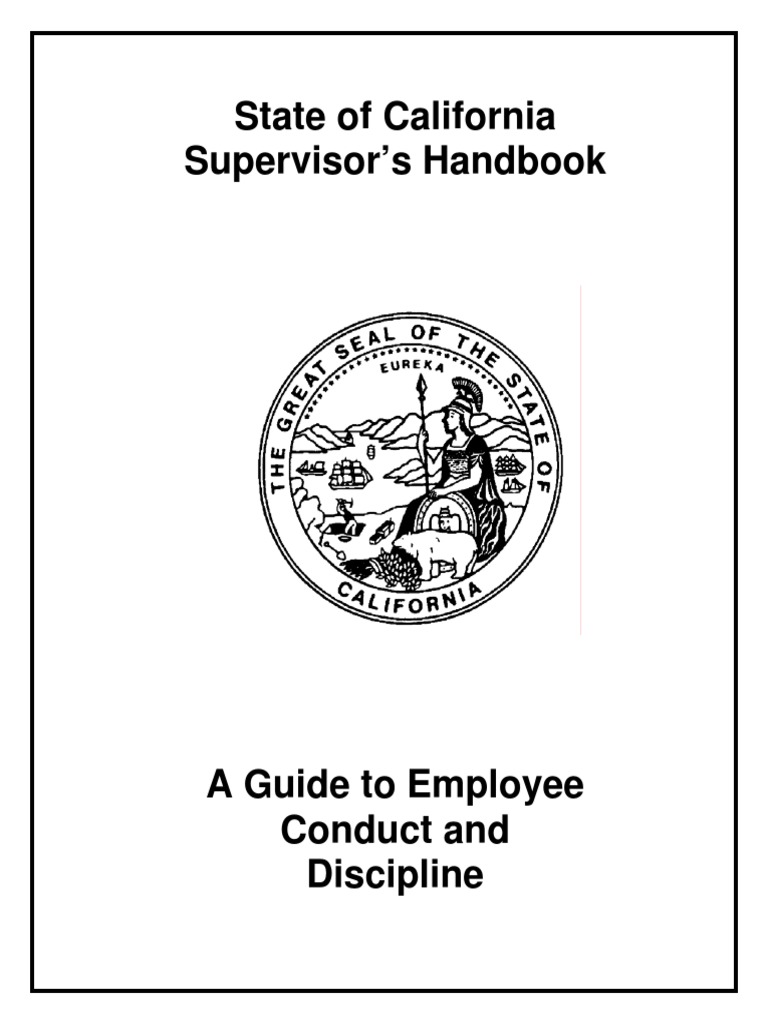 Supervisors Handbook Performance Appraisal Employment