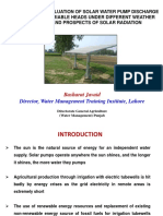 Solar Water Pump Testing in Pakistan PDF