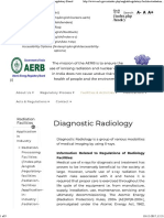 Diagnostic Radiology - AERB - Atomic Energy Regulatory Board