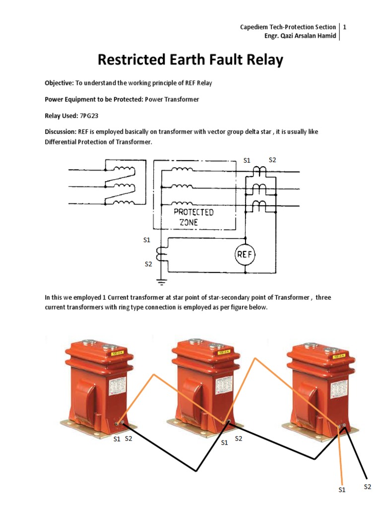 Restricted Earth Fault Relay-AHQ | Electrical Impedance | Relay