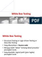 White Box Testing