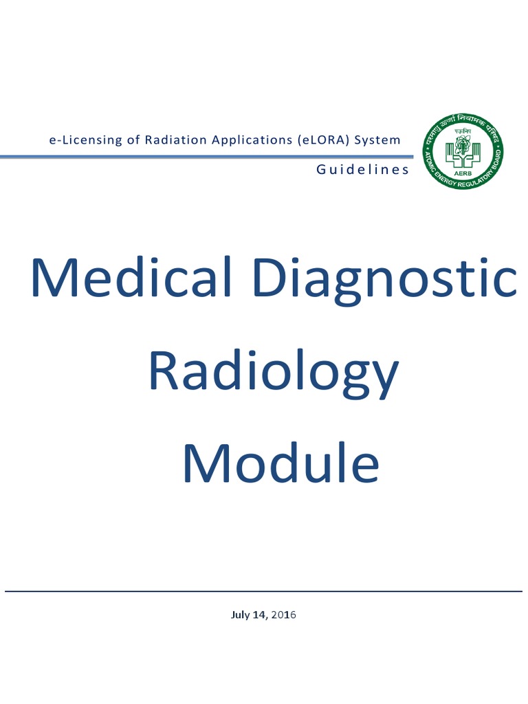 e-LORA Guidelines for Radiology Licensing | PDF | Ct Scan | Radiology