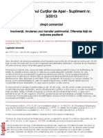 Curtea de Apel Cluj Sectia a II a Civila de Contencios Administrativ Si Fiscal Decizia Nr 8505 Din 13 Septembrie 2013