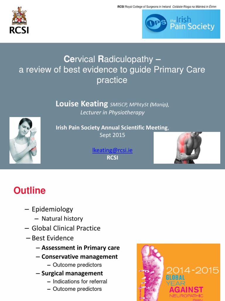 Cervical Radiculopathy: Best Evidence Review | PDF | Pain | Peripheral ...