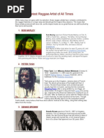 Download The Top Greatest Reggae Artist of All Times by Michael SN3674304 doc pdf