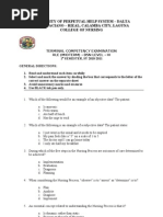 Terminal Competency Rle - BSN - Level III Midterm For Printing