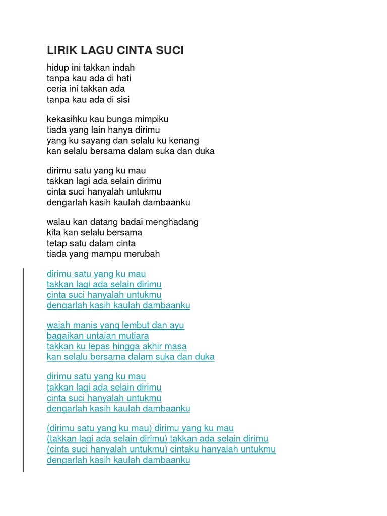 Lirik Lagu Nika Lagu Rekreasi