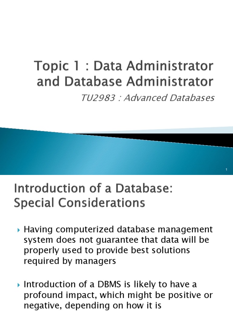 Database Management for Managers | PDF | Database Design | Databases