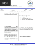 Cabeçalho Final Do 1 Ano